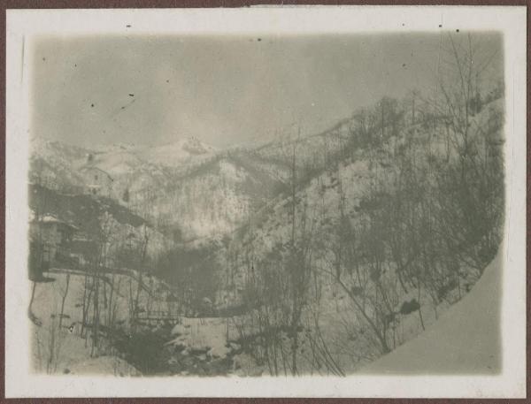 Varallo: Camasco - Chiesa - Neve - Veduta