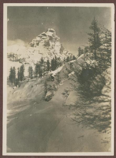 Valtournenche: Breuil - Cervino - Montagne - Neve - Veduta