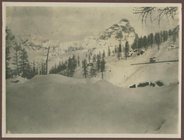 Valtournenche: Breuil - Cervino - Montagne - Neve - Veduta