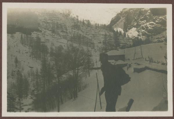 Ritratto maschile - Uomo sugli sci - Valtournenche: Breuil - Cervino - Montagne - Escursione