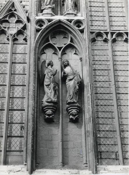 Scultura - Statue - Annunciazione, sec. XIII - Francia - Amiens - Cattedrale Notre-Dame - Facciata sud