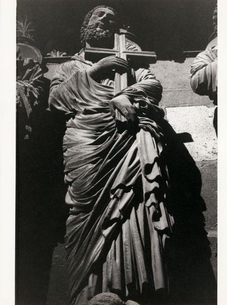 Scultura - Statua - Francia - Reims - Cattedrale di Notre-Dame - Facciata laterale nord - Portale di sinistra - Strombatura