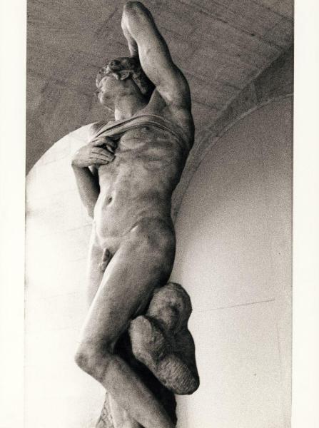 Scultura - Prigione. Schiavo morente, dettaglio - Michelangelo Buonarroti - Francia - Parigi - Museo del Louvre - Interno