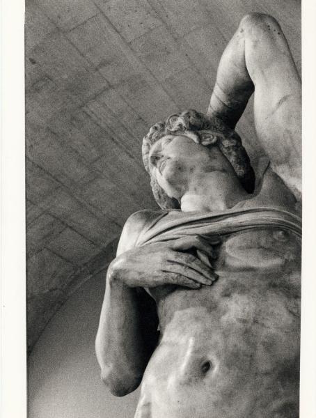 Scultura - Prigione. Schiavo morente, dettaglio - Michelangelo Buonarroti - Francia - Parigi - Museo del Louvre - Interno