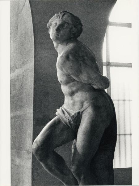 Scultura - Prigione. Schiavo ribelle, dettaglio - Michelangelo Buonarroti - Francia - Parigi - Museo del Louvre - Interno