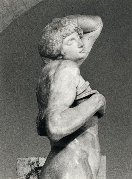 Scultura - Prigione. Schiavo morente, dettaglio - Michelangelo Buonarroti - Francia - Parigi - Museo del Louvre - Interno