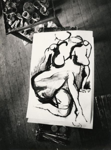 Varese - Studio di Renato Guttuso - disegno