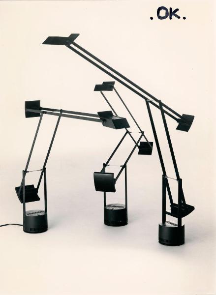 Milano - Studio Ballo&Ballo - composizione di tre lampade Tizio di Richard Sapper - Artemide - post 1972