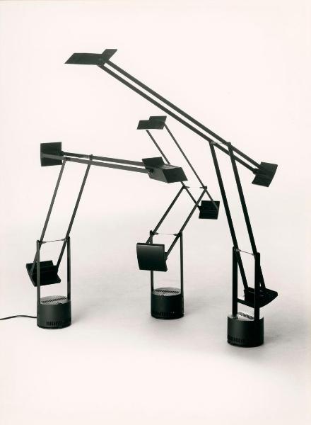 Milano - Studio Ballo&Ballo - composizione di tre lampade Tizio di Richard Sapper - Artemide - post 1972