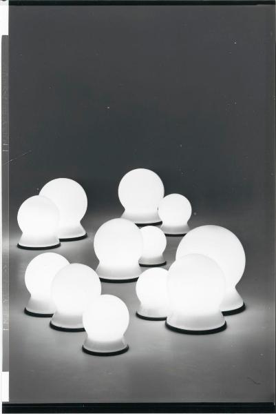 Milano - Studio Ballo&Ballo - composizione di lampade Scafandro di Sergio Asti - Candle - 1972