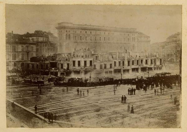 Milano - Isolato del Rebecchino - Demolizione