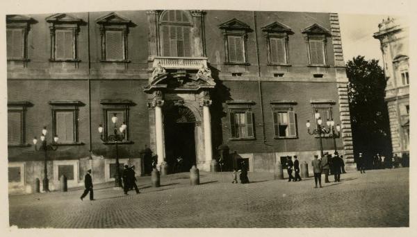 Roma- Facciata del Palazzo del Quirinale