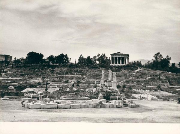 Sito archeologico - Grecia - Atene - Agorà - Odeon di Agrippa - Tempio di Efesto (Theseion)