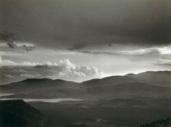 Grecia - Delfi - Panorama verso Itea - Montagne - Mare - Cielo, nubi