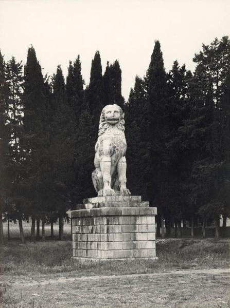 Scultura - Leone in pietra - Grecia - Cheronea