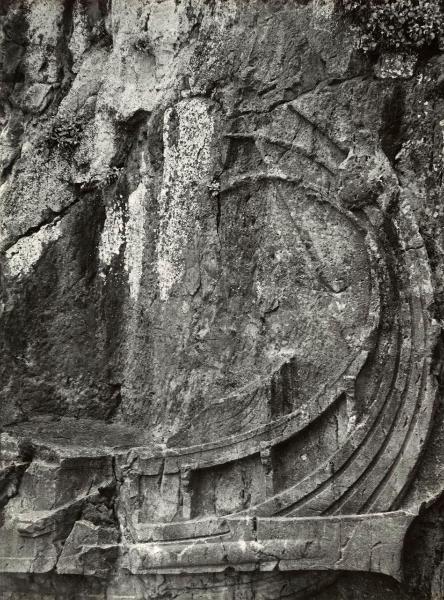 Scultura - Rilievo - Nave di Agesandro di Mikion (particolare) - Pitocrito - Sito archeologico - Grecia - Rodi, isola - Lindo - Acropoli di Lindo - Castello