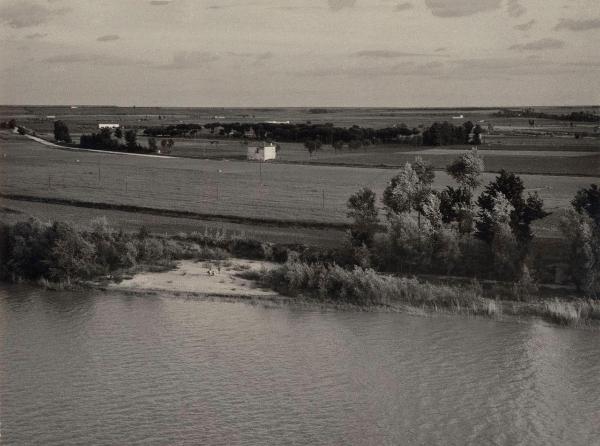 Spagna - Tordesillas - Campagna, pianura - Fiume Duero