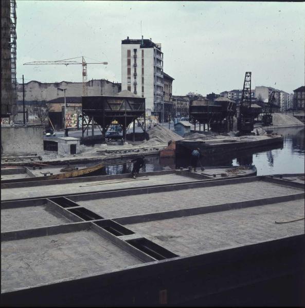 Milano - Veduta urbana - porta Ticinese - cantiere