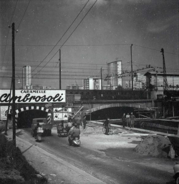 Milano - Veduta urbana animata - Martesana