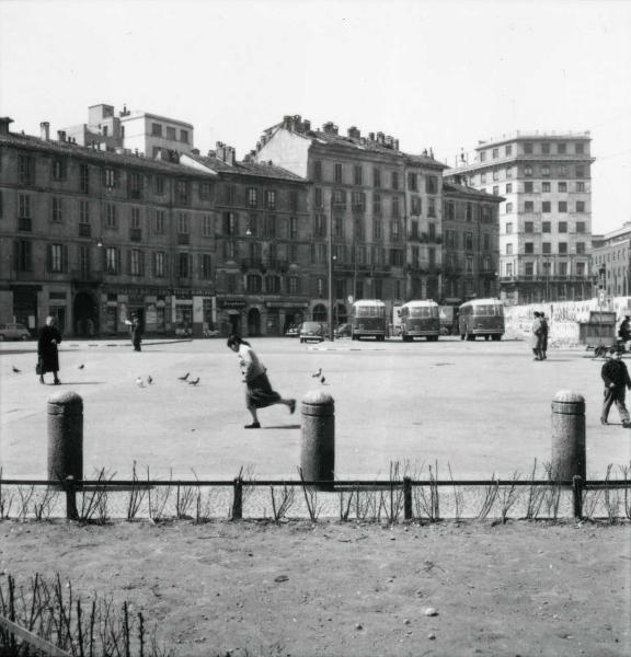 Milano - Veduta urbana animata