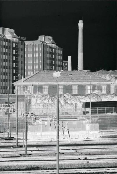 Milano - Veduta urbana - Stazione di Porta Garibaldi - binari