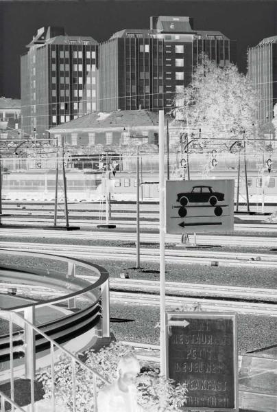 Milano - Veduta urbana - Stazione di Porta Garibaldi - binari