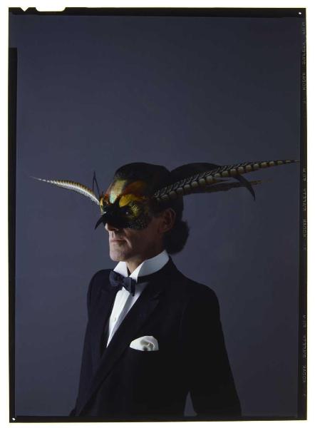 Milano - Studio Ballo&Ballo - Uomo Vogue - maschera Fagiano - Walter Albini - 1981