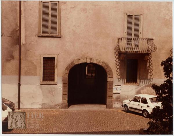 Albergo Commercio - Bergamo - Complesso di Santo Spirito - Passaggio Canonici Lateranensi - Parcheggio - Fiat 126