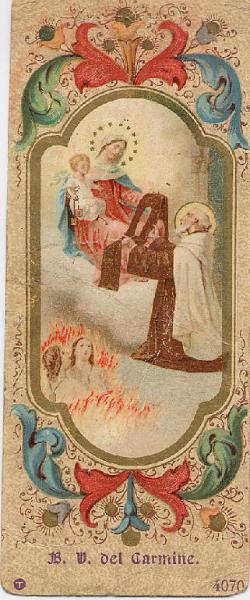 Beata Vergine Carmine - Invocazioni a Maria - Mediolani 14-4-1906