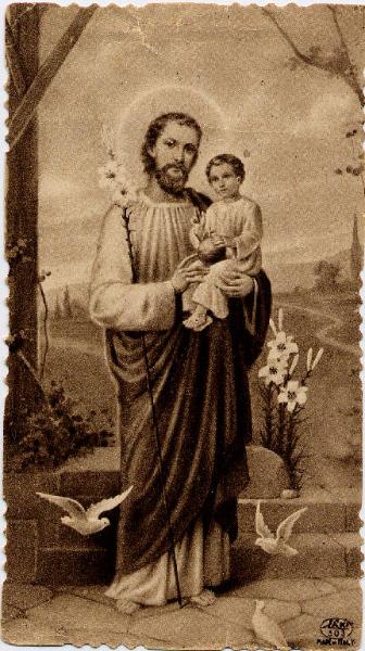 San Giuseppe con Gesù.