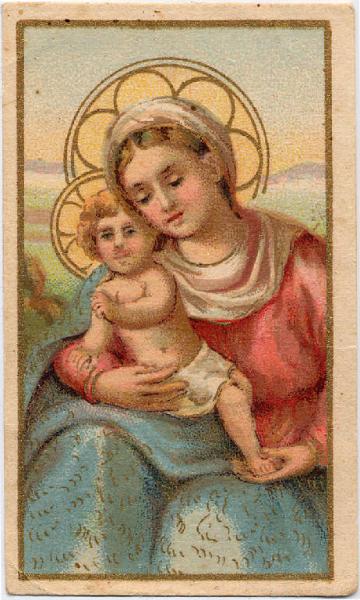 Vergine Maria con il bambin Gesù.