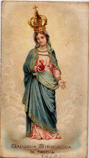 Madonna Miracolosa di Taggia Preghiera.