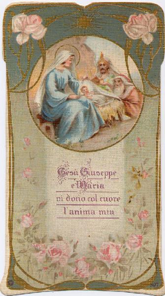 Gesù Giuseppe e Maria Preghiera.