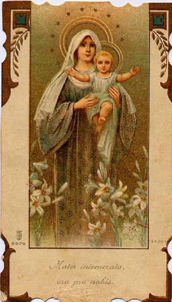 Madonna con bambino Preghiera.