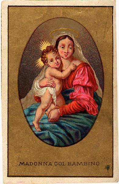 Madonna col Bambino Preghiera.