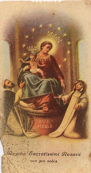 Regina Sacratissima dei Rosari Orazione.