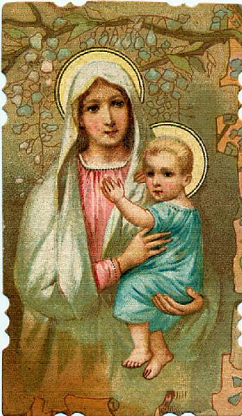 Maria con il Bambin Gesù 25° anniv. ordinaz. sacerdotale 1912.