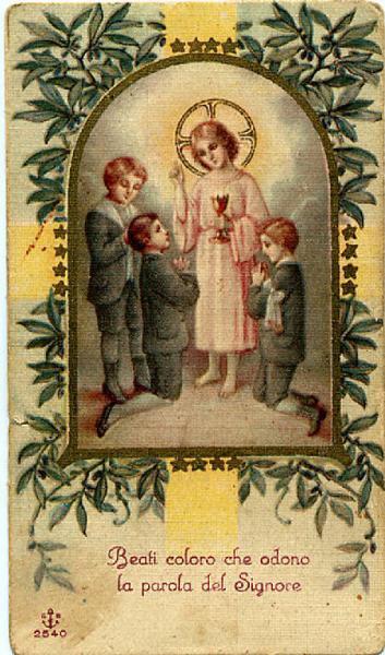 Beati coloro che odono la parola del Signore.Ricordo primo Congresso eucaristico. Cremona 8,9,10,11 maggio 1924.
