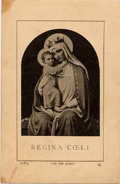 Regina coeli.Ricordo prima messa di Fedele Varoli.P.Terzagni 11.06.1911.