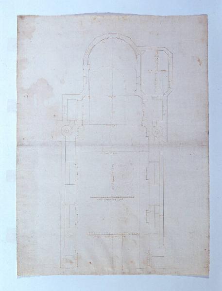 Planimetria della chiesa dei Santi Gervasio e Protasio a Sondrio