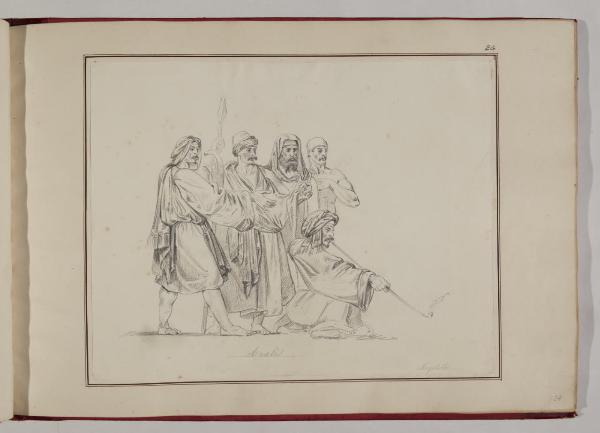 Studio di un gruppo di arabi