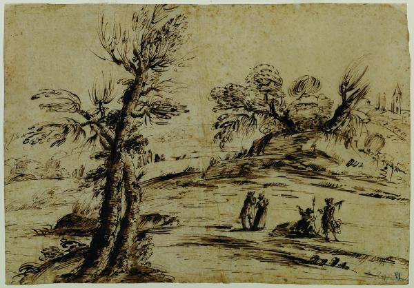 Paesaggio con figure