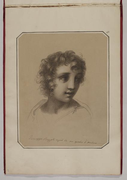 Testa di giovane ragazzo