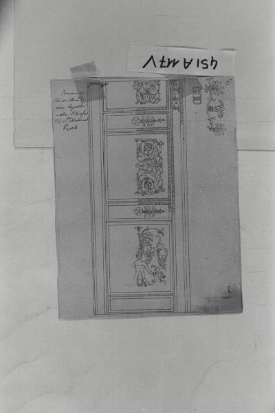 Decorazione di un arco della medesima cappella