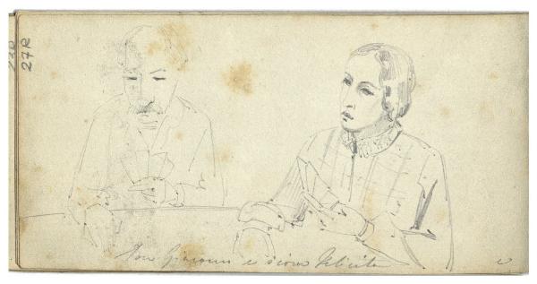 Don Giacomo e signora Felicita (Taccuino di viaggio di Giacomo Ulisse Borzino)