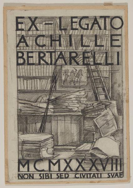 Ex-libris per le stampe ed i libri del legato A.Bertarelli