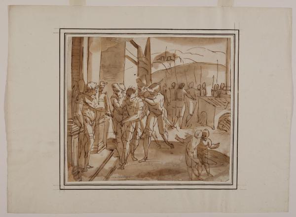 Dario condotto al cospetto di Alessandro