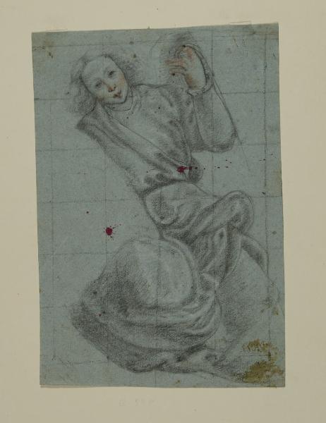 Angelo che regge il Sudario