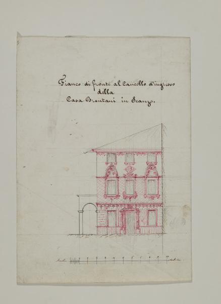 Progetto per la decorazione della casa Bretani in Scanzo