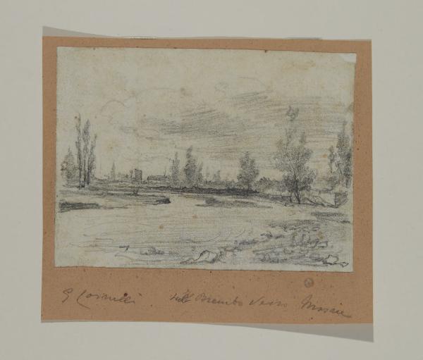 Paesaggio lungo il fiume Brembo